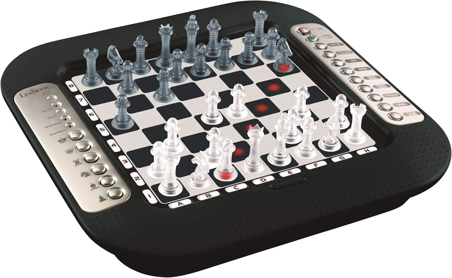 Chessman FX: Electronic Chess Game with Tactile Keyboard & 64 Difficulty Levels