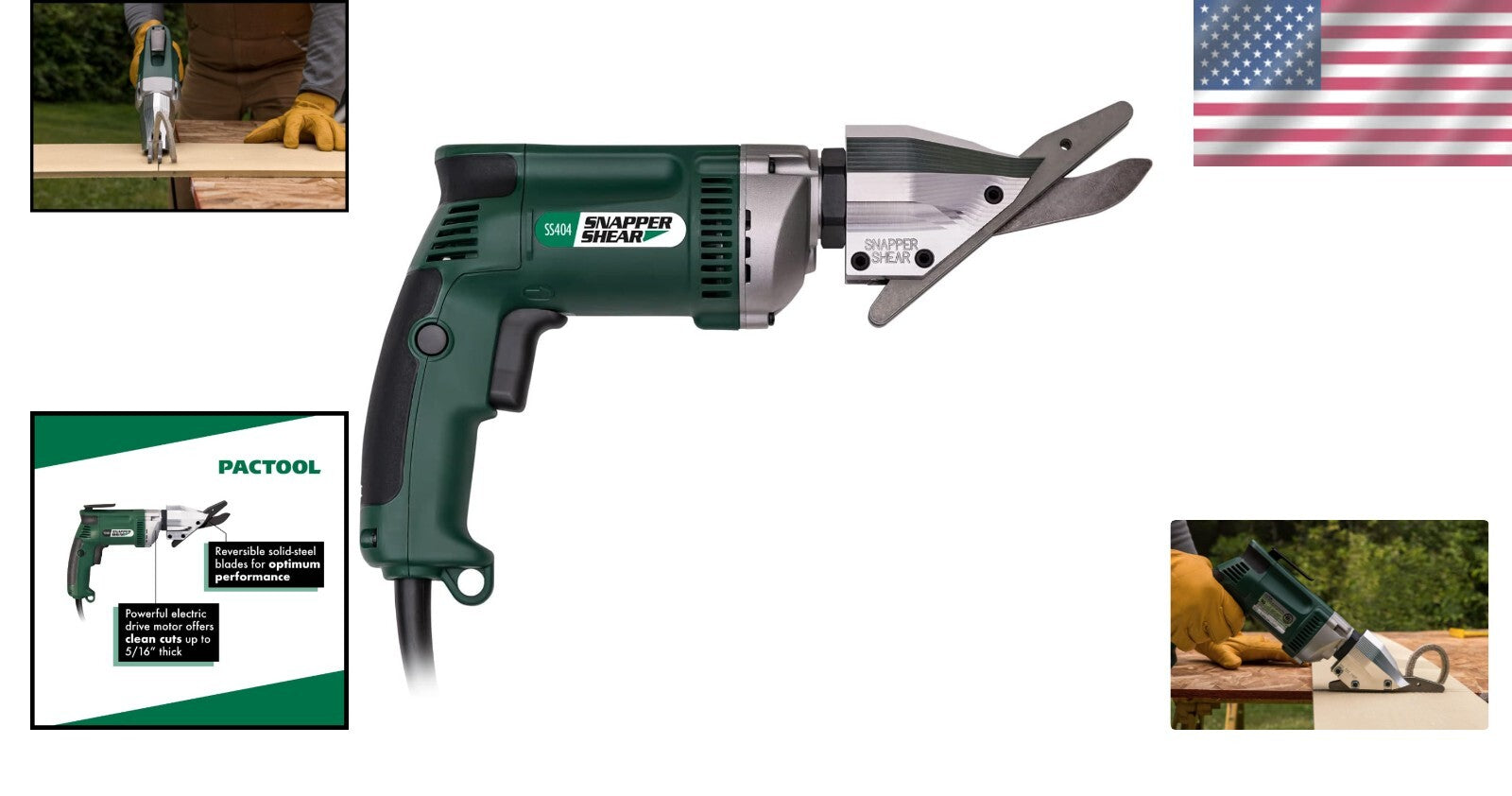 Reversible Blade Electric Shear for Fiber Cement Siding - 20,000 Linear Feet