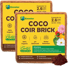 Load image into Gallery viewer, Versatile Coco Coir Potting Medium - Expands 18 Gallons for All Garden Projects