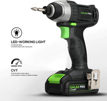 Load image into Gallery viewer, Lightweight 20V Lithium Ion Impact Driver with Fast Charging &amp; Ergonomic Design