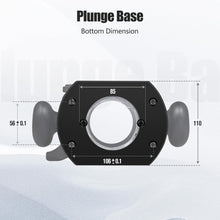 Load image into Gallery viewer, Precision Compact Router Bracket for 65mm Palm Routers - Adjustable Depth
