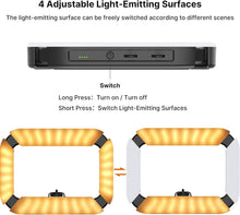 Load image into Gallery viewer, Portable Cell Phone Stabilizer with High-CRI Ring Light for Vlogging &amp; Streaming