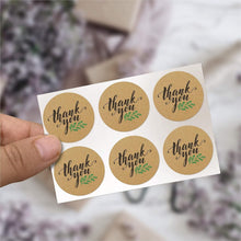 Load image into Gallery viewer, 10000 Kraft Thank You Stickers - Elegant 1 Inch Round Labels for Your Business