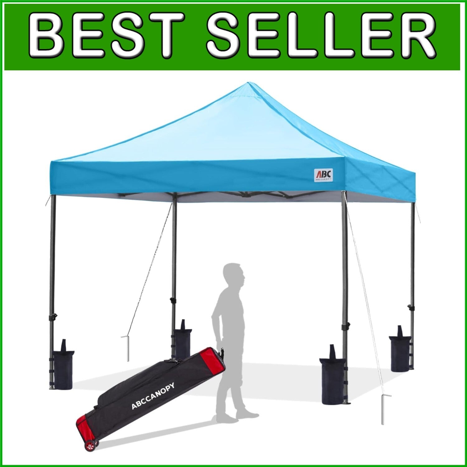 Heavy Duty 10x10 Patio Tent with UV Protection - Ideal for Events & Parties