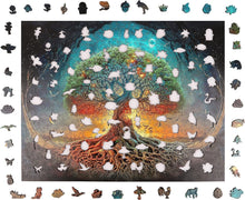 Load image into Gallery viewer, Luxurious Wooden 500-Piece Puzzle - Inspiring Tree of Life Design for Relaxation