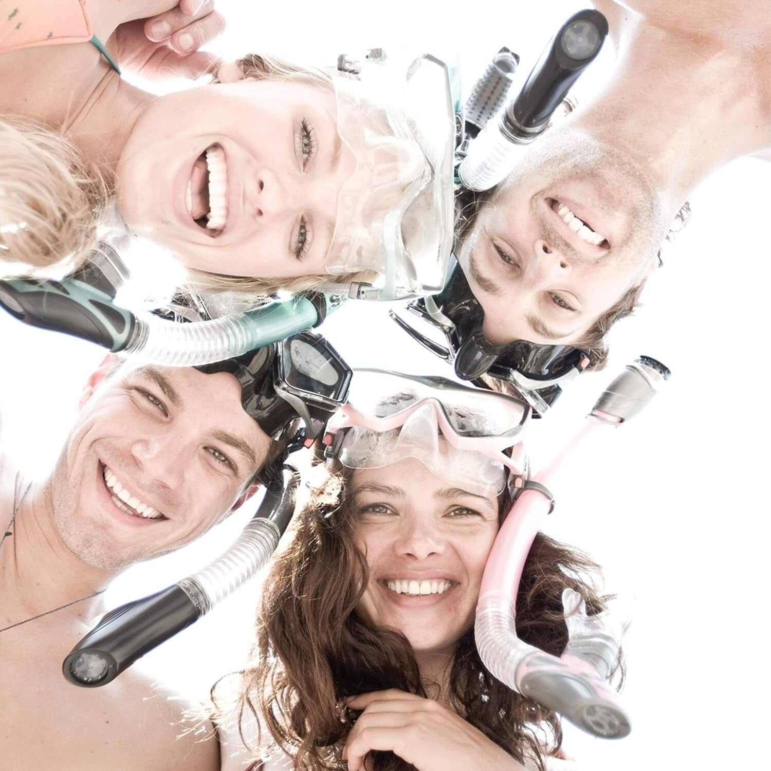 Premium Cozumel Snorkeling Mask, Seabreeze II Snorkel & Comfortable Fins