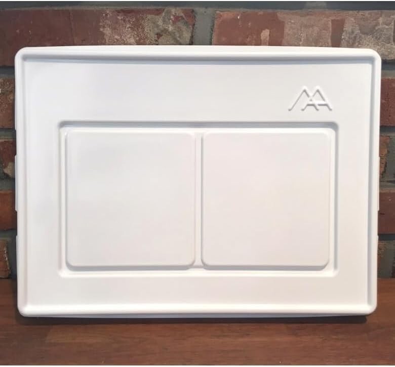 Aqua-Pro 51-Well Artist Palette with Lid & Zipper Bag - Spill-Resistant Design