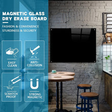 Load image into Gallery viewer, Magnetic Frameless Glass Whiteboard 36" x 48" – Stylish Home &amp; Office Solution