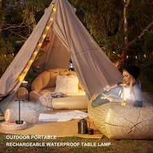 Load image into Gallery viewer, Waterproof Cordless Table Lamps - 3 Color Dimming Rechargeable Lighting Set