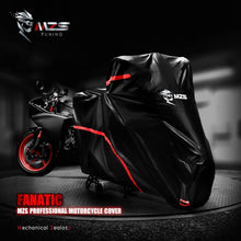 Load image into Gallery viewer, Windproof Motorcycle Cover with Reflective Stripes - Universal Fit for 86" Bikes