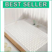 Load image into Gallery viewer, Large 35.4" x 23.6" Shower Mat with Big Suction Cups for Ultimate Grip