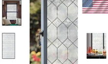 Load image into Gallery viewer, Up to 98% UV Protection Leaded Glass Privacy Window Film - 36"x72" Made in USA