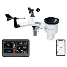 Load image into Gallery viewer, Smart Home-Ready Weather Station - WiFi, Rain Gauge, and Temperature Monitor