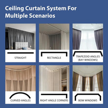 Load image into Gallery viewer, Versatile Extra Wide Blackout Curtain with Bendable Track for Modern Interiors