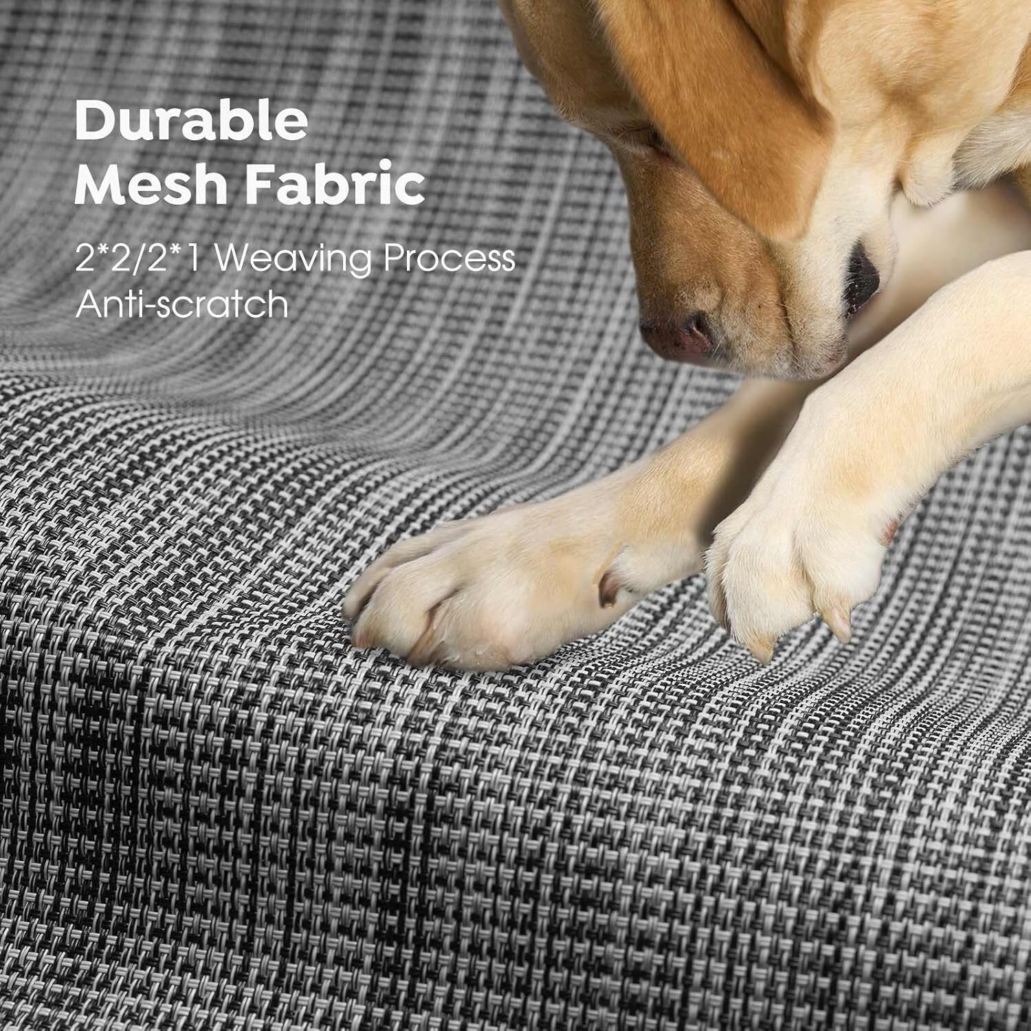 Durable Portable Dog Hammock Bed with Breathable Mesh - Ideal for Large Dogs