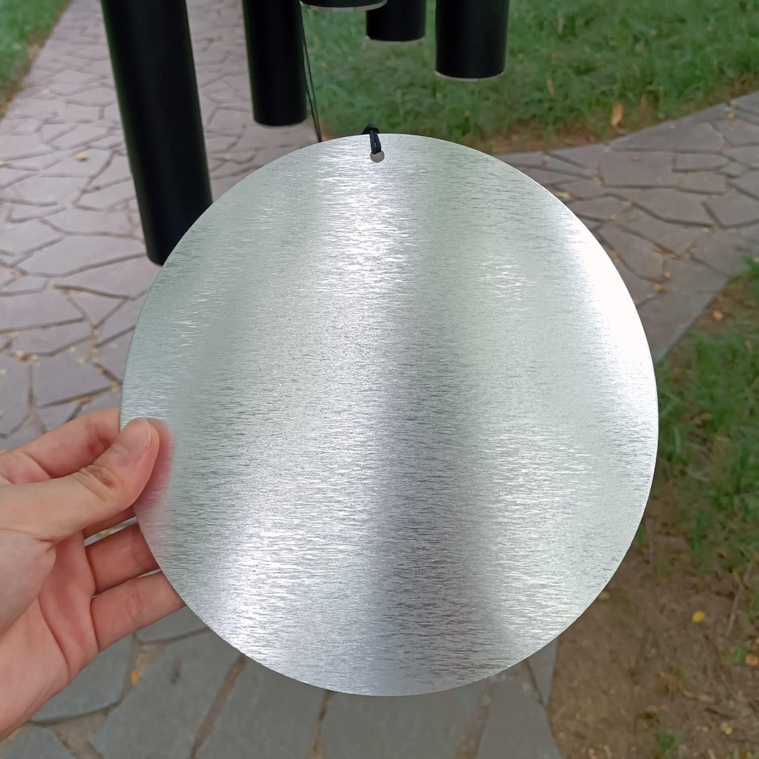 Elegantly Crafted 66-Inch Outdoor Wind Chimes - Perfect Sympathy Gift in Black