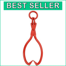 Load image into Gallery viewer, Bright Red 25-Inch Log Skidding Tongs with O-Ring - Ideal for Timber Transport
