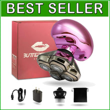 Load image into Gallery viewer, Butterfly Kiss Pro Pink: Ultimate Electric Shaver for Smooth Body, Legs, Bikini