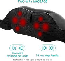 Load image into Gallery viewer, Corded Shiatsu Neck and Shoulder Massager with Overheat Protection - Gift Idea