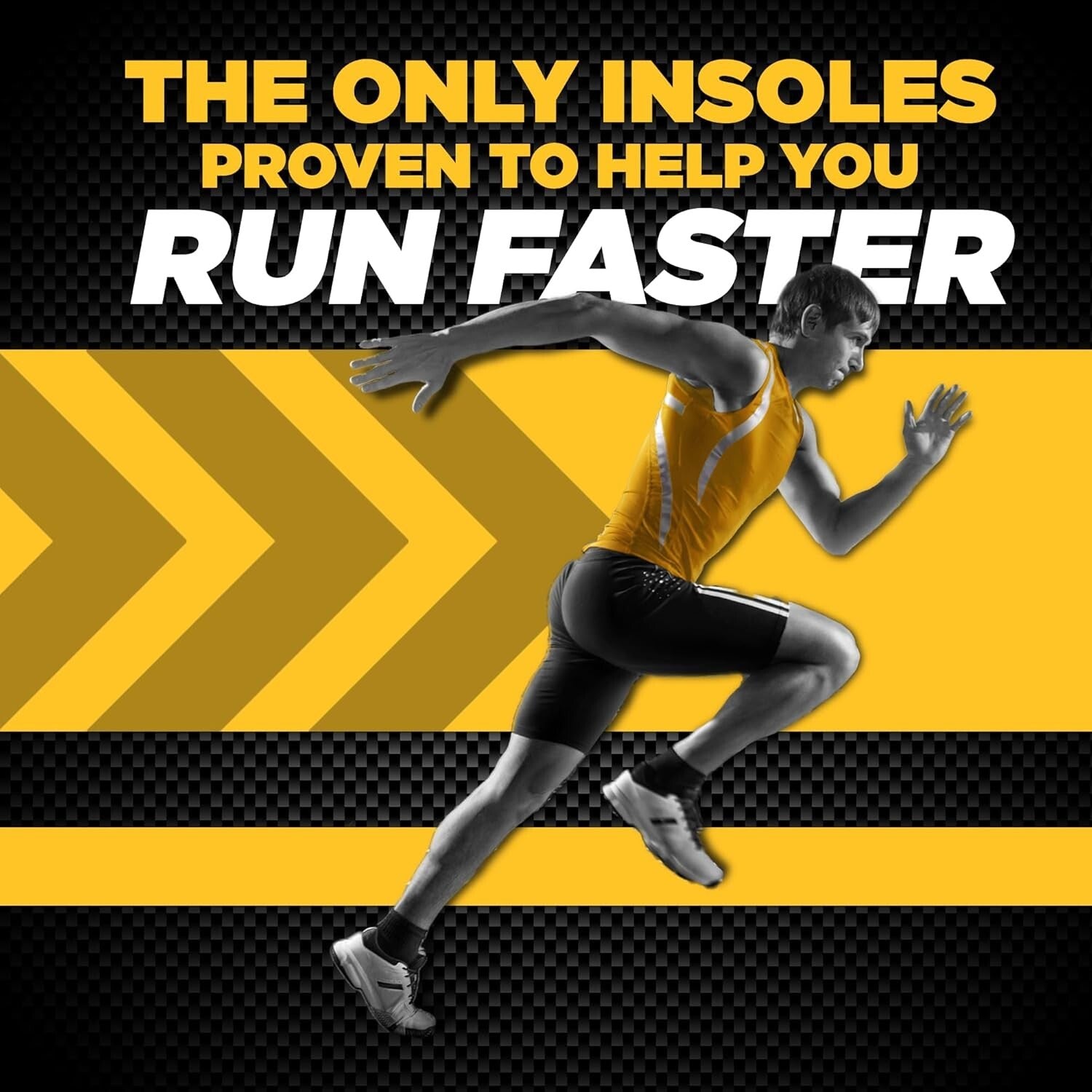 Dynamic Shock Absorbing Insoles - Carbon Fiber Inserts for Maximum Explosiveness