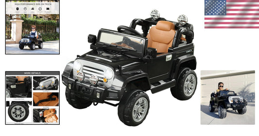 Electric Kids Ride-On Car with MP3, Remote Control, and Safety Seat Belt