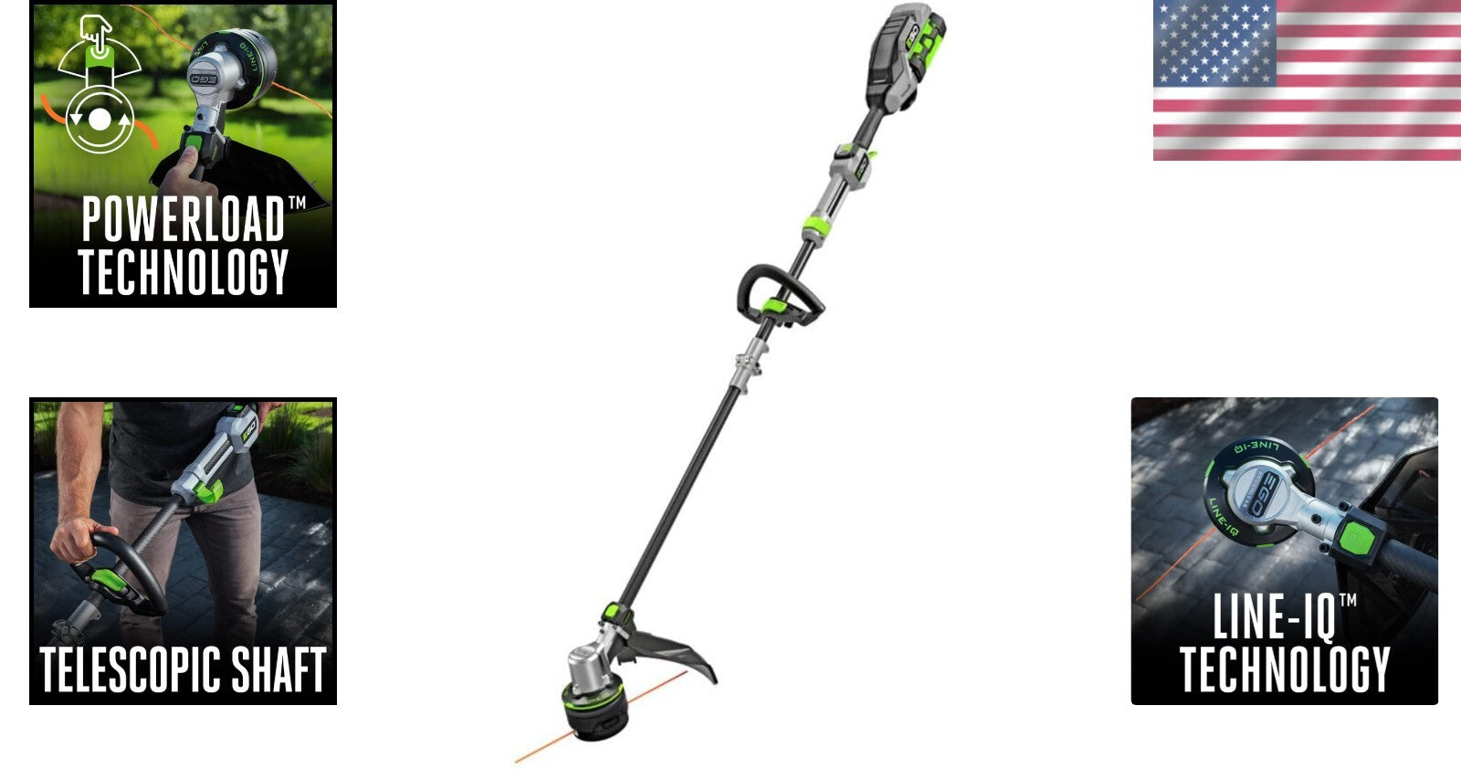 Professional 16-Inch Carbon Fiber String Trimmer with Advanced Auto-Feed System