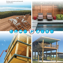 Load image into Gallery viewer, 316 Marine Grade Stainless Steel Wood Screws - 350 Pack for Coastal Projects