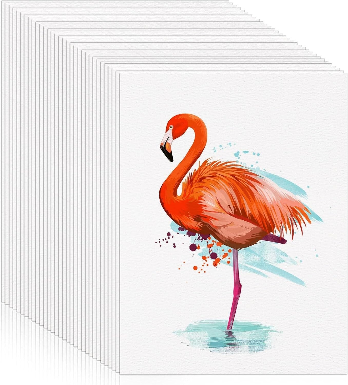 120 Sheets of 9x12 Cold Press Watercolor Paper - Ideal for Gifts & Projects