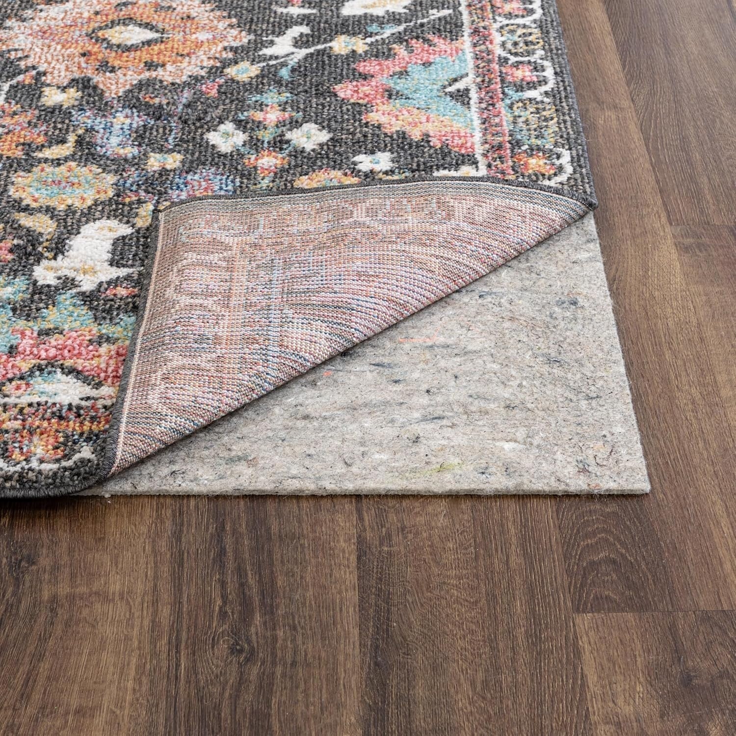 Customizable 2' x 6' Dual Surface Rug Pad with Non-Slip Grip & Comfort