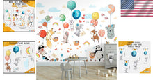 Load image into Gallery viewer, Removable Hot Air Balloon Wall Decals for Children - Eco-Friendly Decor Solution