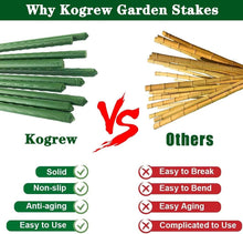 Load image into Gallery viewer, Garden Support Stakes – 25Pcs 72-Inch Stakes Ideal for Potted Plants &amp; Vines