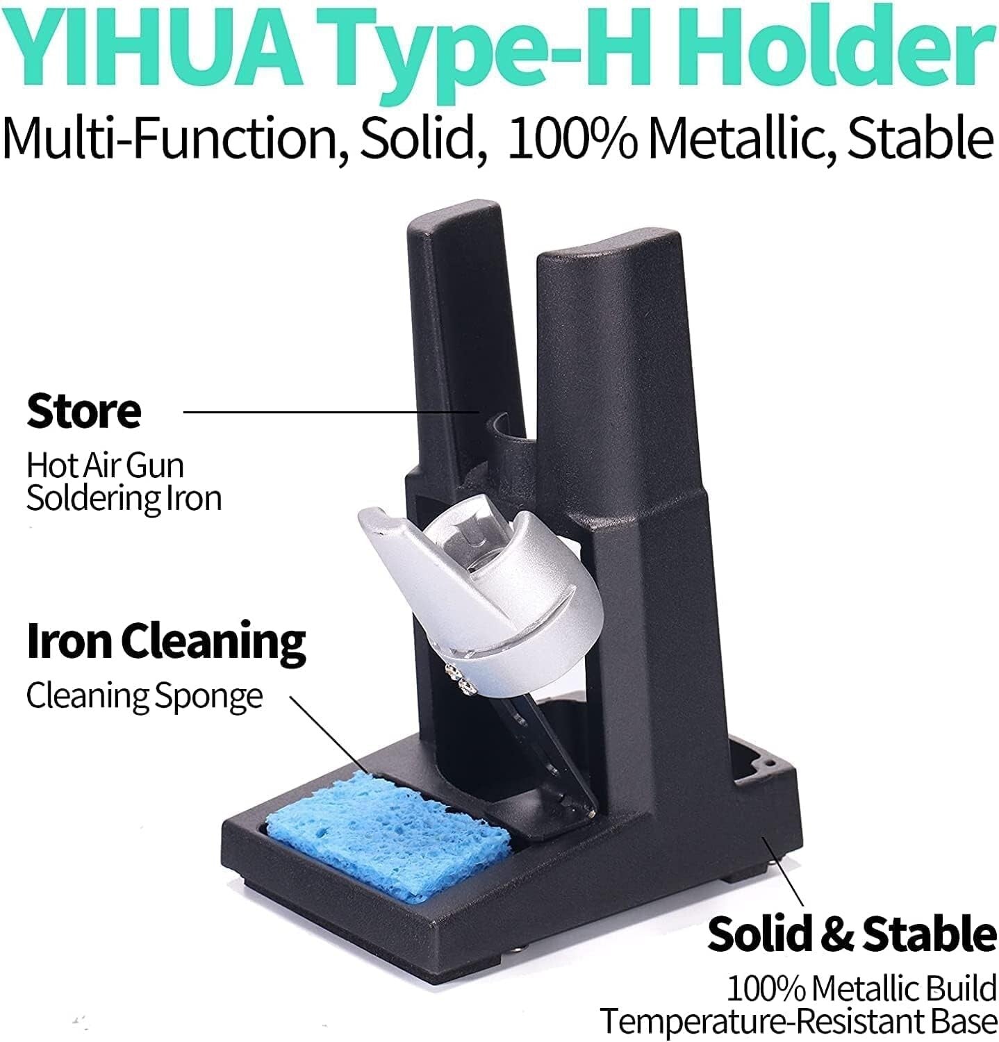 Efficient 30V 5A Hot Air Rework Soldering Station - PID Temperature Control Tech