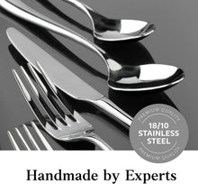 Load image into Gallery viewer, Stain-Resistant Gold Stainless Steel Flatware Set for Elegant Dining - 20 Pieces