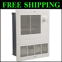 Load image into Gallery viewer, UL Certified 1500W Wall Heater – Adjustable Thermostat &amp; Elegant White Grille
