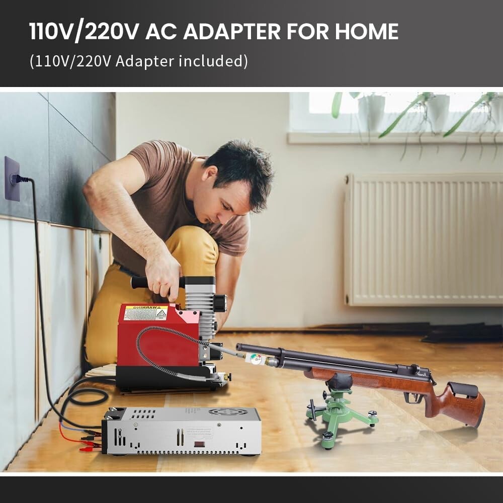 Efficient Portable Air Compressor 4500 PSI with Dual Power & GX Patent Design