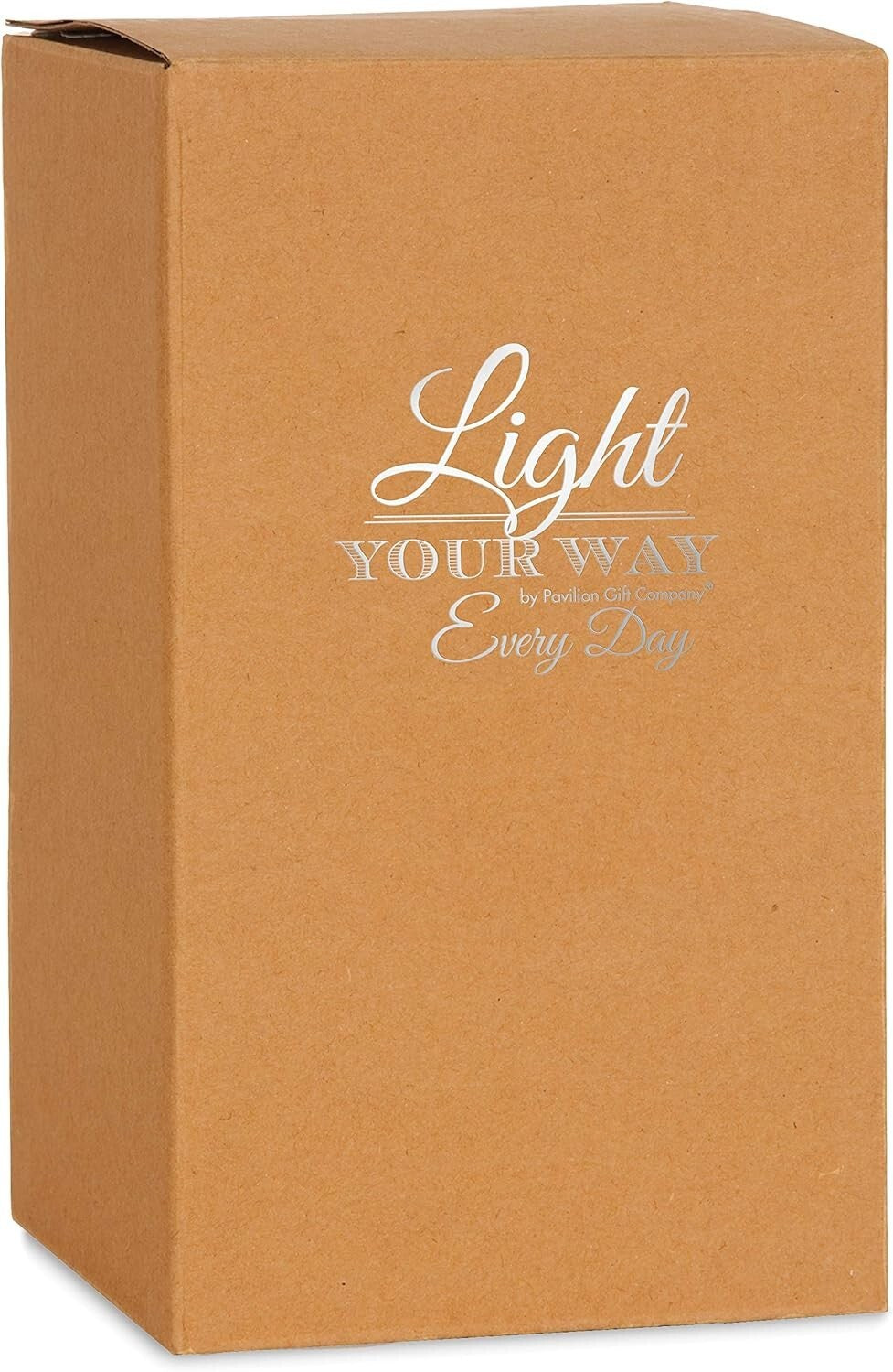 Elegant 9'' Silver Serenity Angel Figurine with Debossed Quote - Luxury Decor