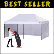 Load image into Gallery viewer, Instant Setup 10x20 Canopy Tent - Heavy Duty with Removable Sidewalls &amp; UV Block