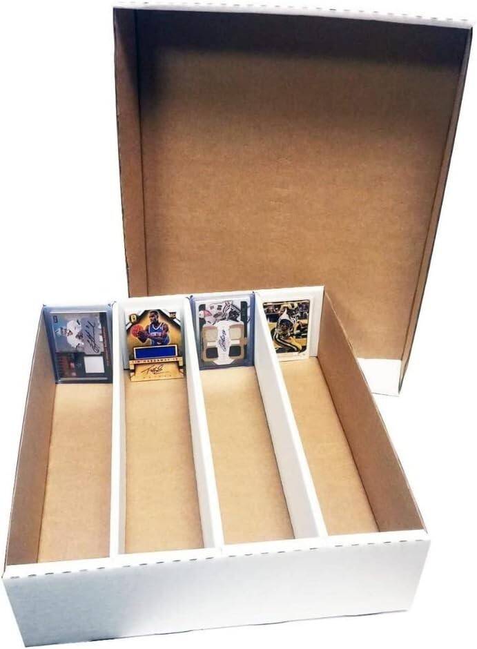 Effortless Card Organization: 8-Pack Storage Box Holds 3200 Trading Cards
