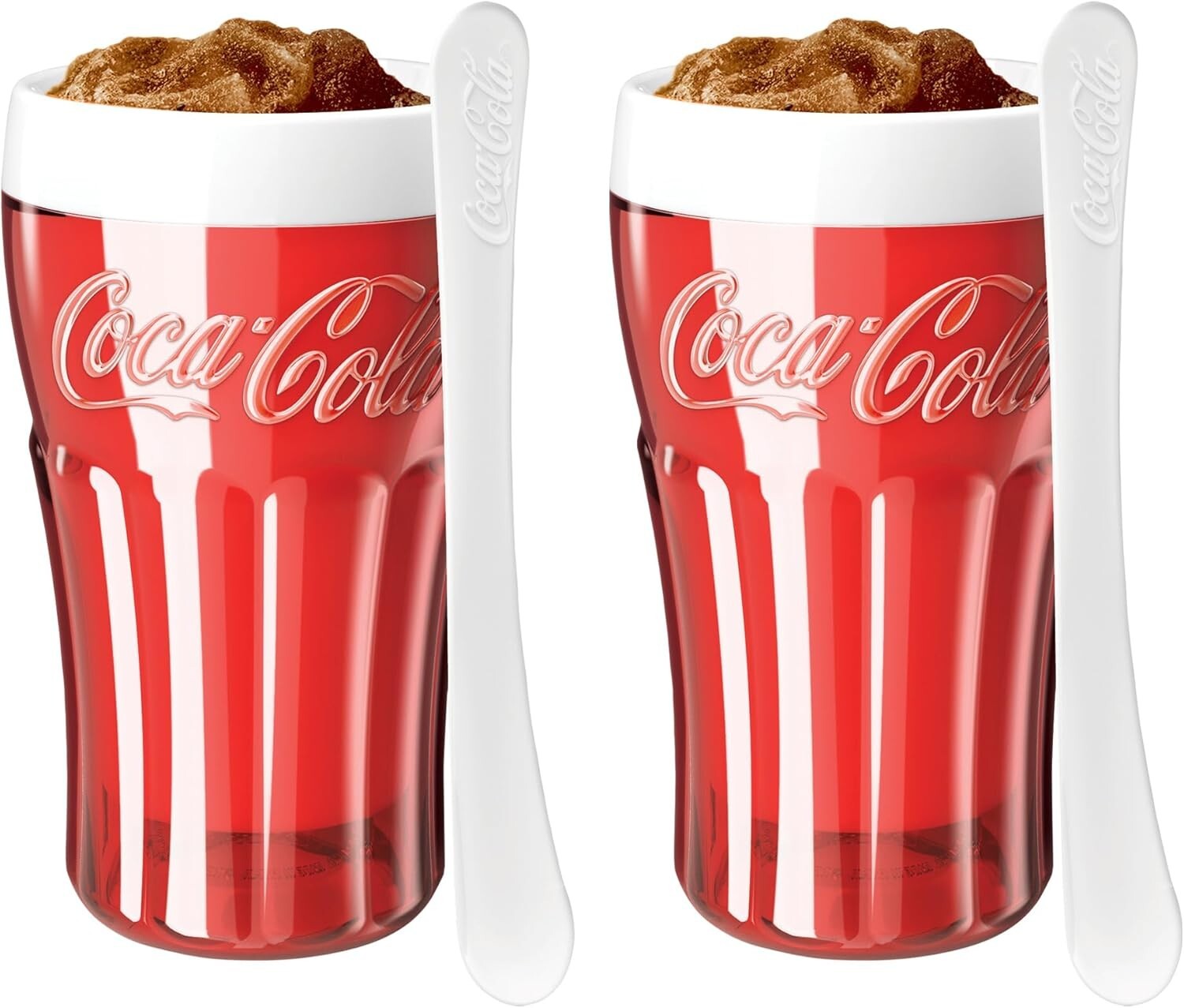 Coca-Cola Float & Slushy Maker Set of 2 - Retro Smoothie & Slushie Cups
