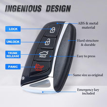 Load image into Gallery viewer, 4 Button Keyless Entry Remote for Hyundai Santa Fe 2013-2018 - Complete Package