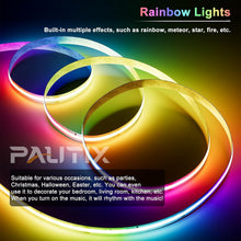 Load image into Gallery viewer, Flexible 16.4ft RGB Smart LED Strip; Music Sync &amp; Timer Functions Included