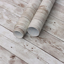 Load image into Gallery viewer, Removable Light Brown Wood Grain Wallpaper - Self-Adhesive for Modern Spaces