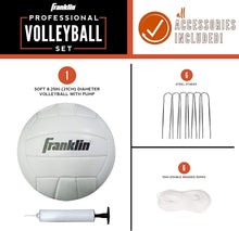 Load image into Gallery viewer, Complete Outdoor Volleyball Set - Portable Net with Poles, Pump &amp; Accessories