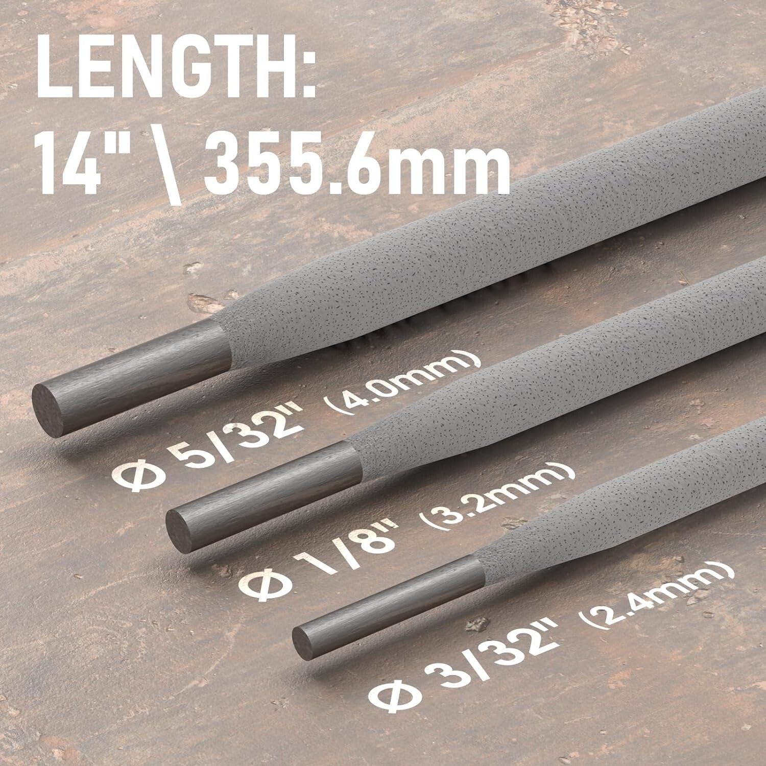 Versatile 10LB E6011 Welding Electrode for Dirty and Painted Surfaces