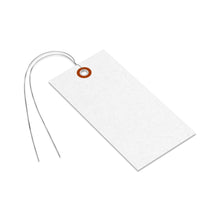 Load image into Gallery viewer, 1000 White Shipping Tags with Pre-Attached Wires - Durable Tyvek, Rectangular