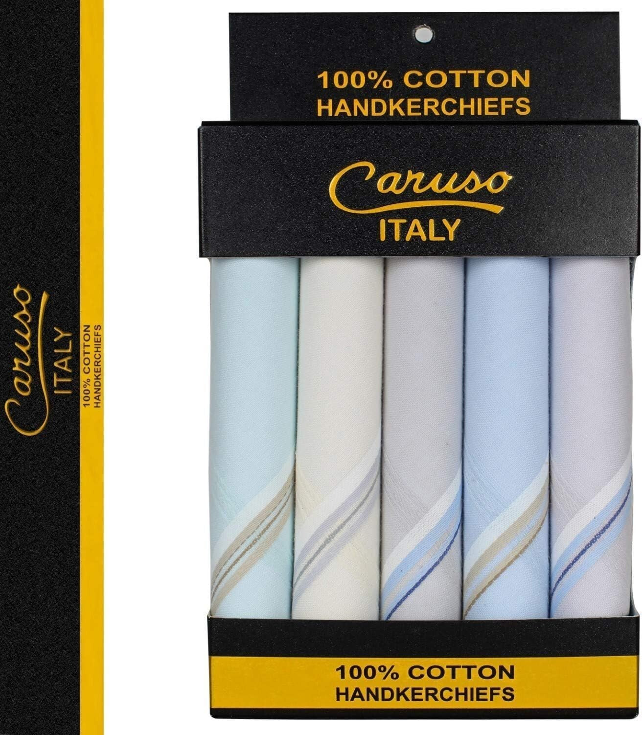 Durable & Stylish 10 Piece Cotton Hankie Set - Skin-Friendly & Machine Washable