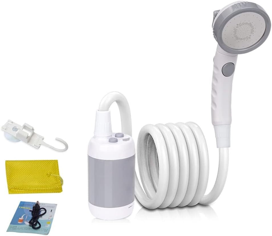 Multiple-Use Portable Electric Shower - Perfect for Camping, Washing Pets & Cars