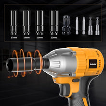Load image into Gallery viewer, Cordless Impact Wrench 1/2'' 20V Battery Powered - 325N.m Torque with LED Light