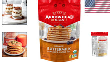 Load image into Gallery viewer, Buttermilk Pancake &amp; Waffle Mix - 22 Ounce Pack of 6, Organic &amp; Delicious