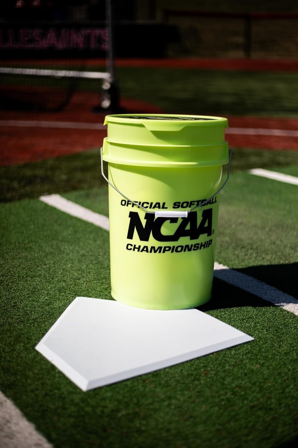 18 Pack of 12-Inch Youth Softballs in Durable Bucket - Safe Practice Balls